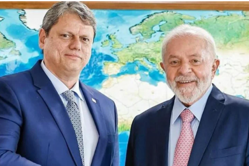 Na semana passada, Tarcísio e Lula anunciaram, lado a lado, uma parceria para viabilizar a construção do túnel entre Santos e Guarujá, no litoral paulista