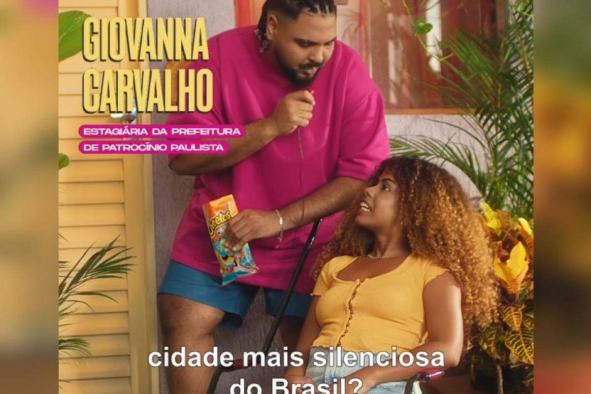 Humorista gravou comercial na região no início de fevereiro