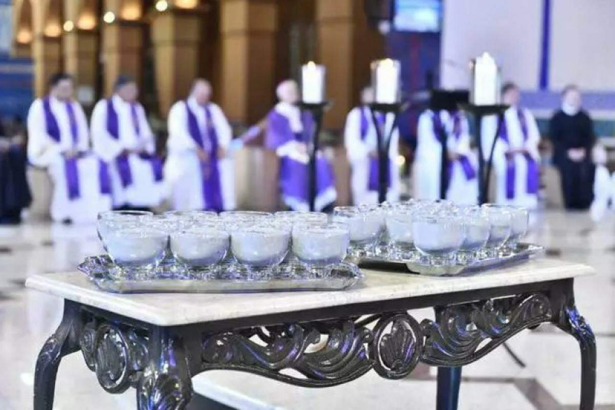 Missa de Quarta-feira de Cinzas no Santuário Nacional