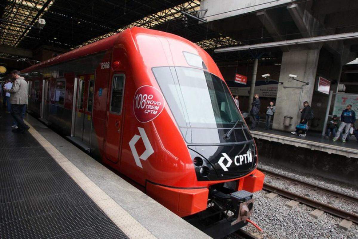 Foto do trem da CPTM usada pelo Governo de São Paulo como ilustração para o Trem Intercidades, na ligação São Paulo a Campinas