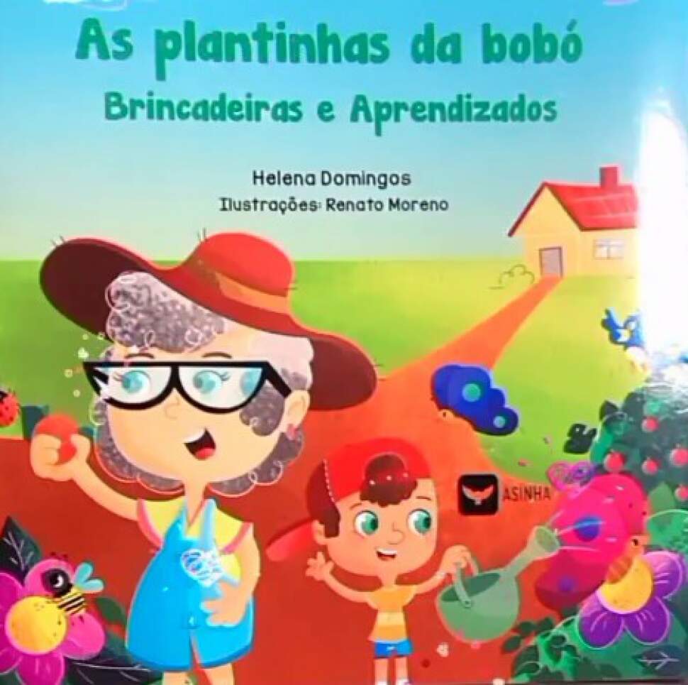 Livro infantil 'As Plantinhas da Bobó' (crédito: Divulgação)