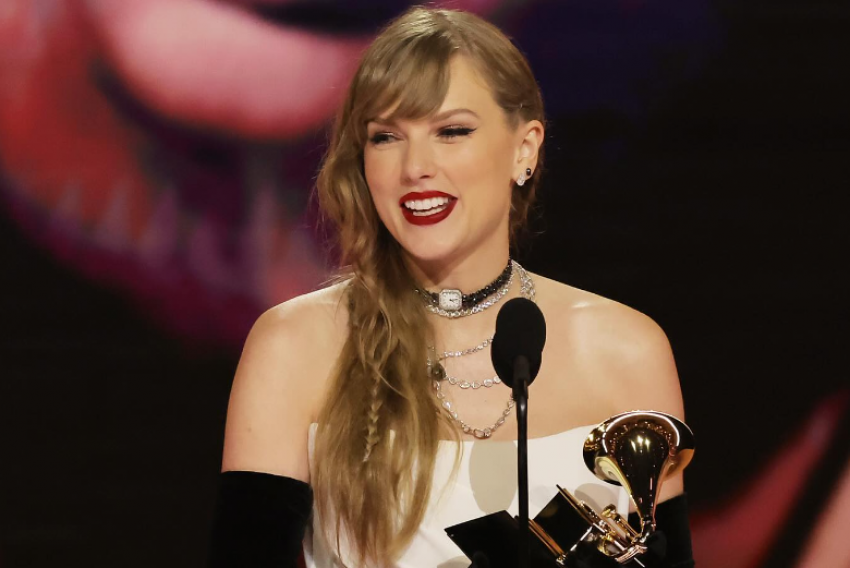 Taylor Swift foi a grande vencedora do Grammy este ano