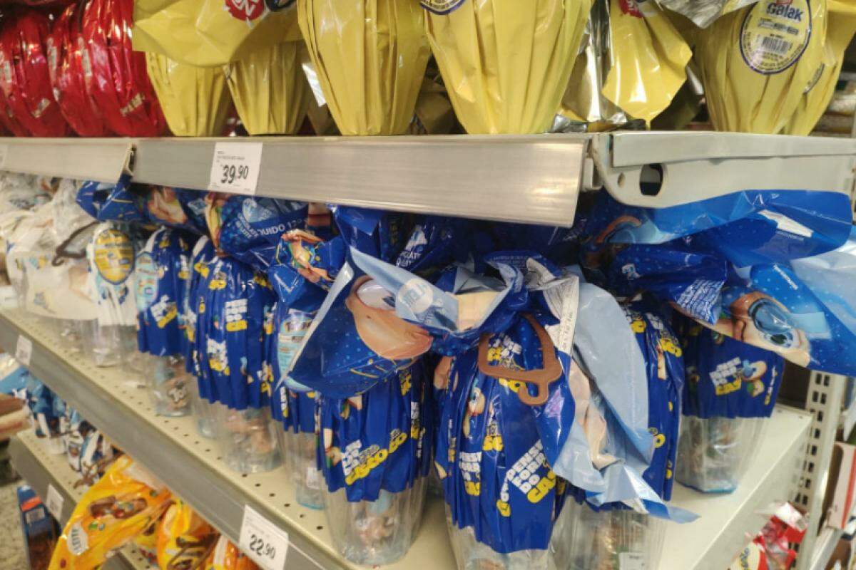 Ovos de Páscoa de supermercado estão saindo por mais de R$ 50
