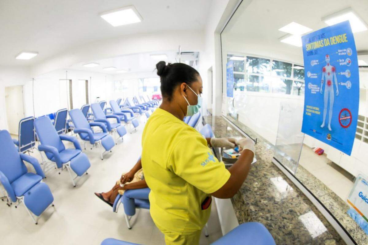 Reforma do hospital possibilitou a criação de um espaço 24 horas para pacientes com sintomas de dengue 