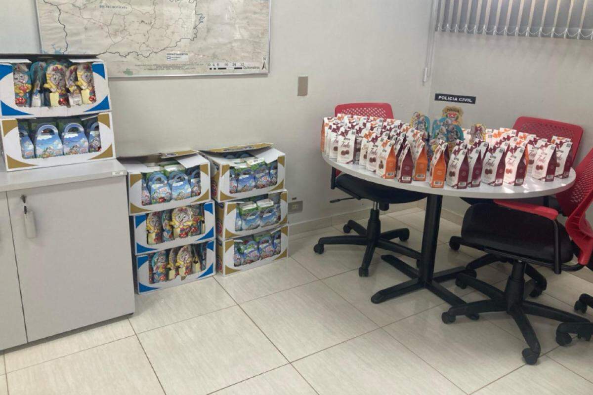 Compra e distribuição dos ovos de Páscoa contou com apoio de empresários e policiais civis