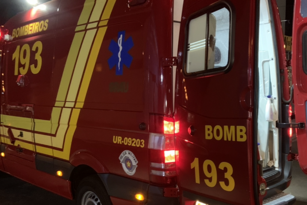Resgate do Corpo de Bombeiros e ambulância da concessionária responsável pela rodovia Cândido Portinari estiveram no local