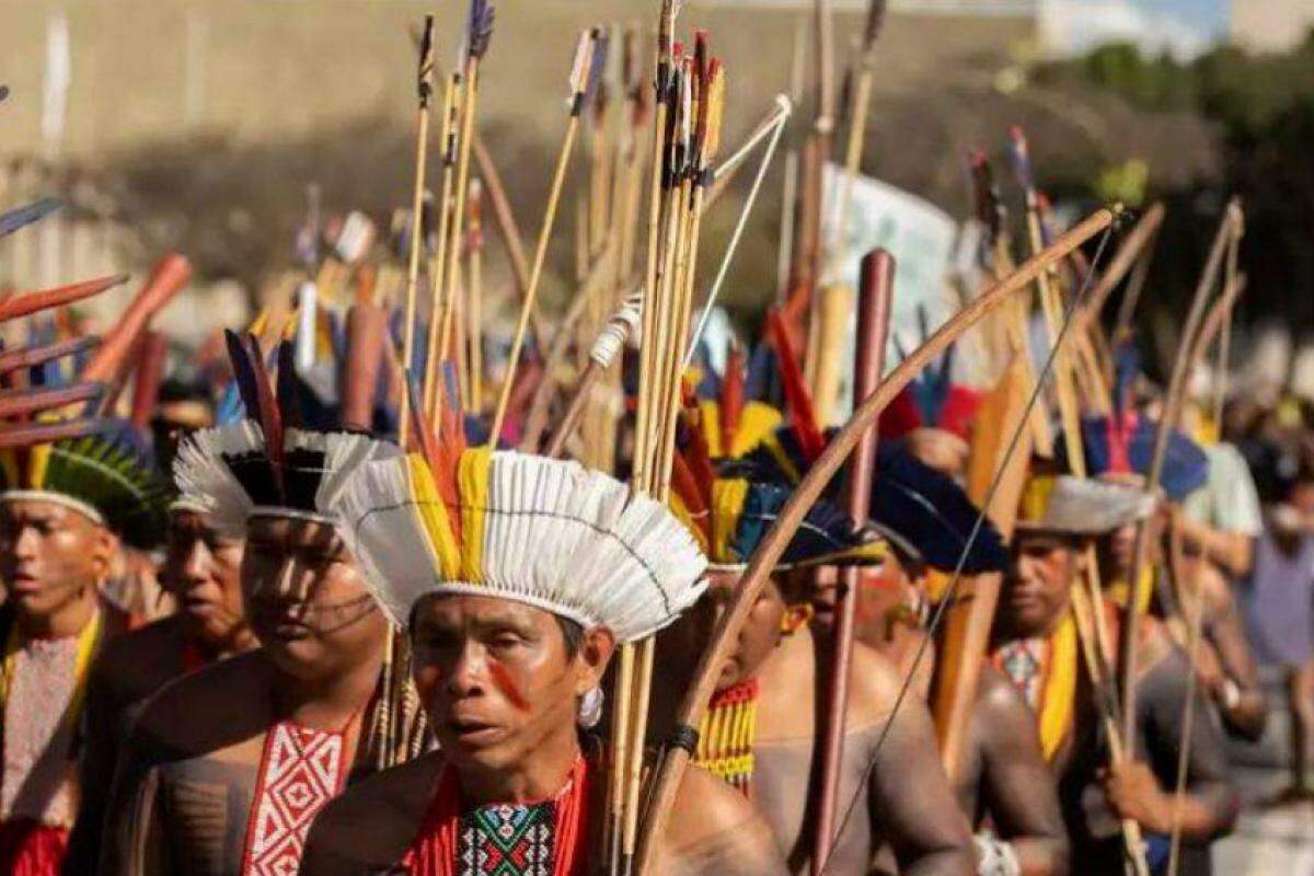 Lei do marco temporal das terras Indígenas foi aprovada no ano passado pelo Congresso 