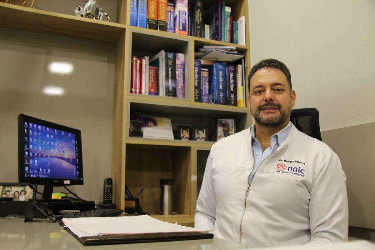 O médico oncologista Dr. Marcelo Antunes, diretor do Naic