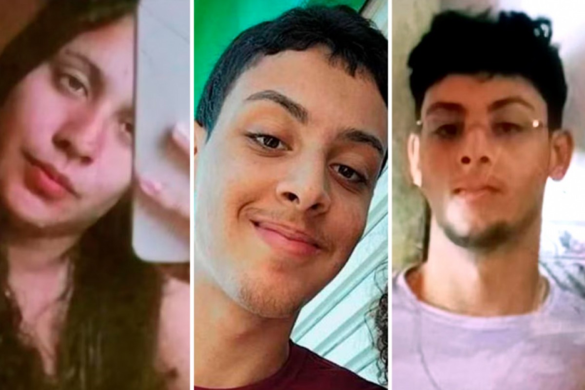 Os corpos de Jamylle, Gustavo e Samyr foram encontrados em uma área de mata fechada