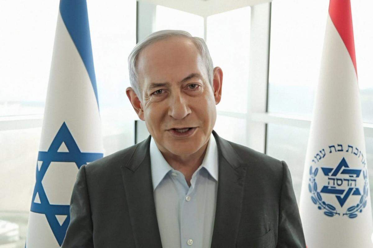 O primeiro-ministro isralense, Binyamin Netanyahu