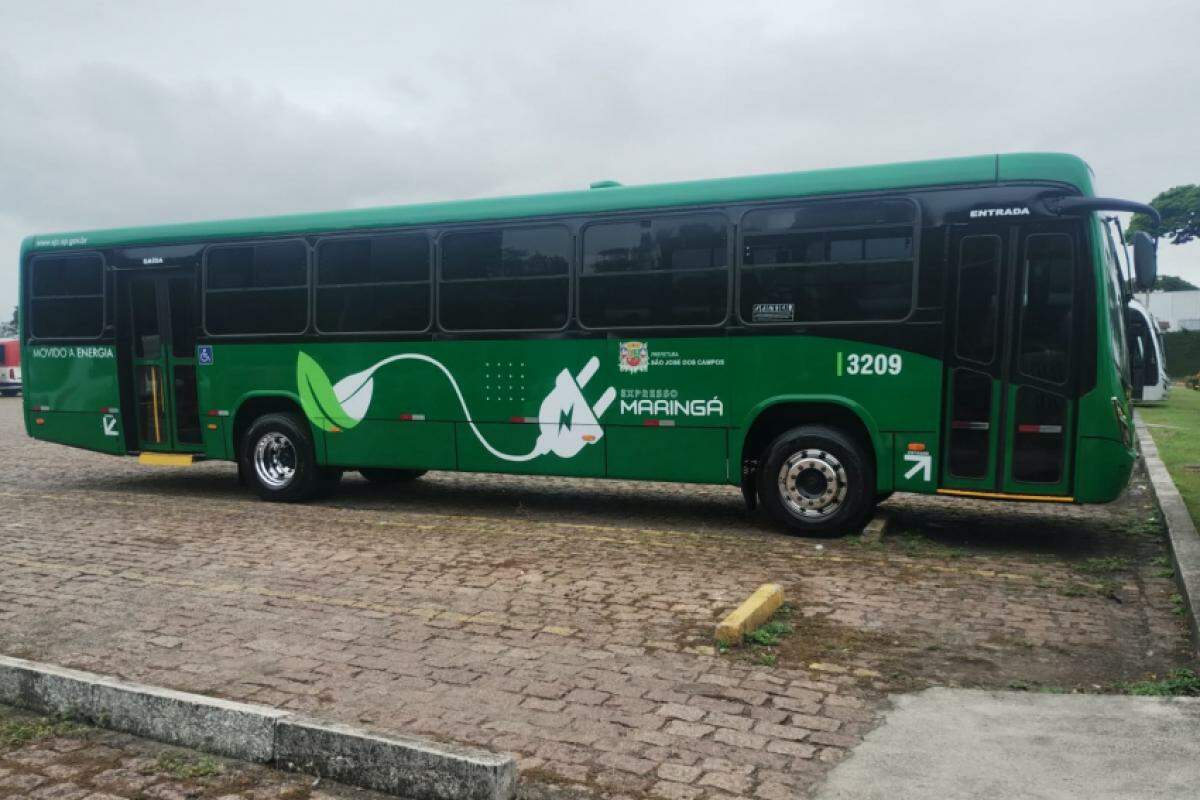 O ônibus elétrico da Maringá atenderá as regiões de São José dos Campos nesta semana, de acordo com o cronograma estabelecido pela empresa