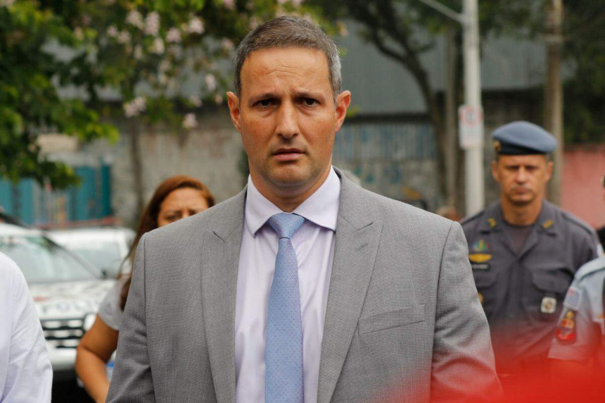 Guilherme Derrite já disse que a PM que está apurando se houve erro por parte dos policiais militares ao permitir que Fernando Sastre fosse socorrido pela mãe