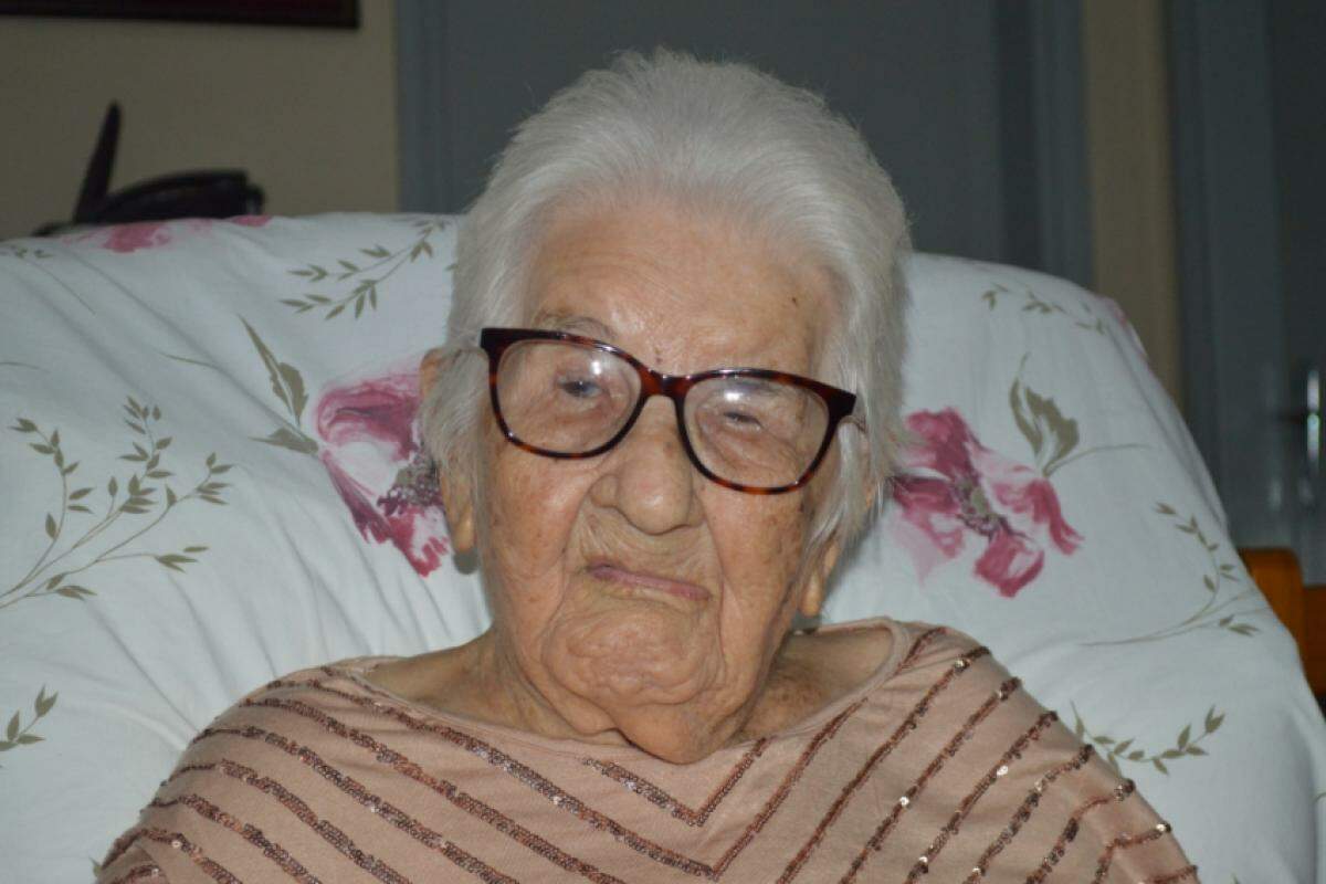 Dona Palmira: 108 anos, ainda lúcida