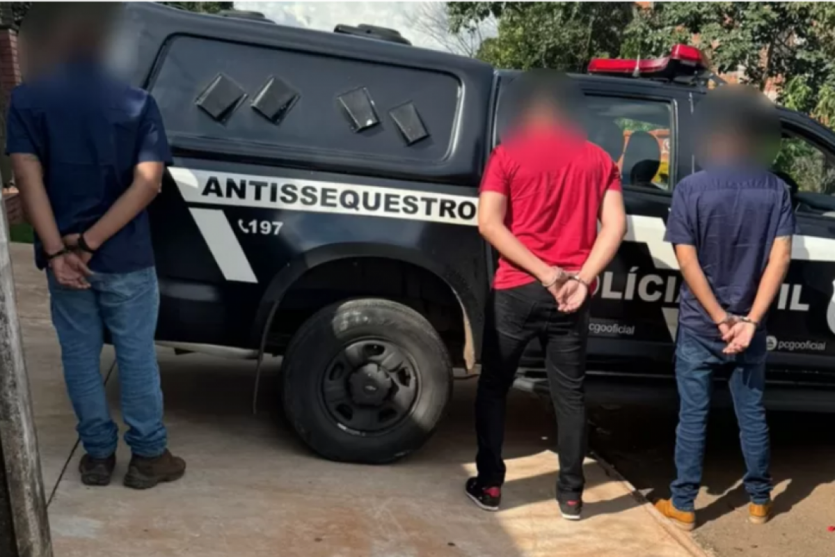 Prisão foi realizada no dia 4 de abril, por policiais do Grupo Antissequestro da Polícia Civil de Goiás.