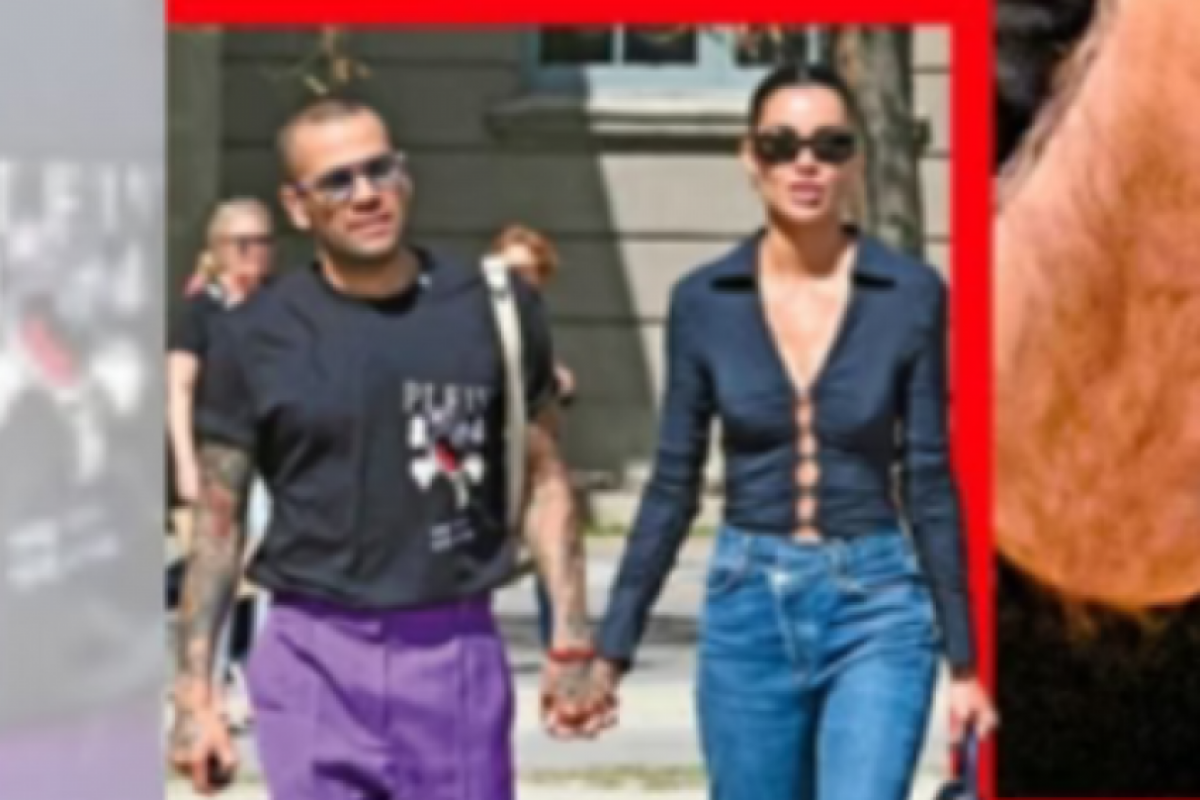 A revista Diez Minutos fez um flagra do ex-atleta andando de mãos dadas com a mulher, a modelo Joana Sanz