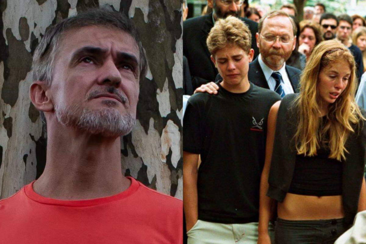 Daniel Cravinhos, um dos assassinos do casal, ao lado de Suzane Richthofen e do irmão Cristian