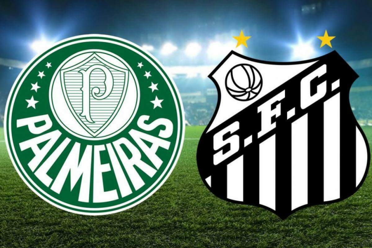 Palmeiras e Santos jogam neste domingo à noite no Allianz Parque