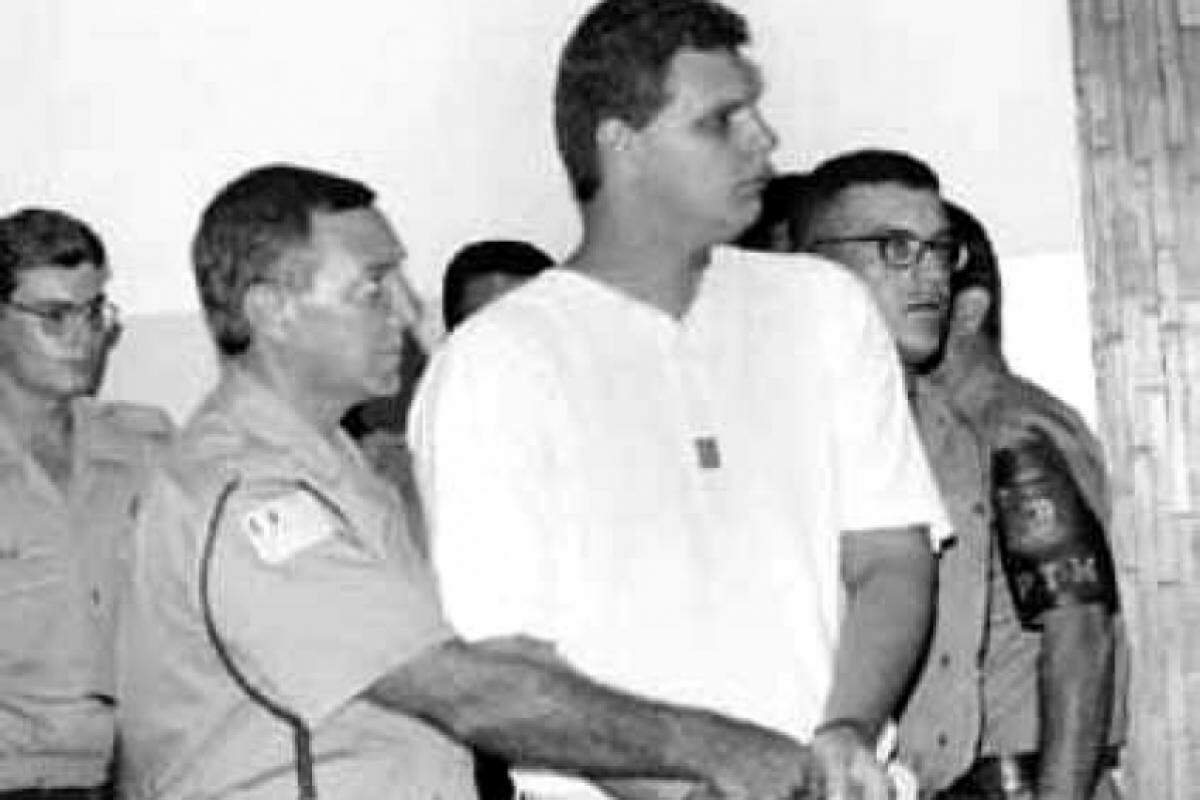 Gustavo Pissardo na época da prisão