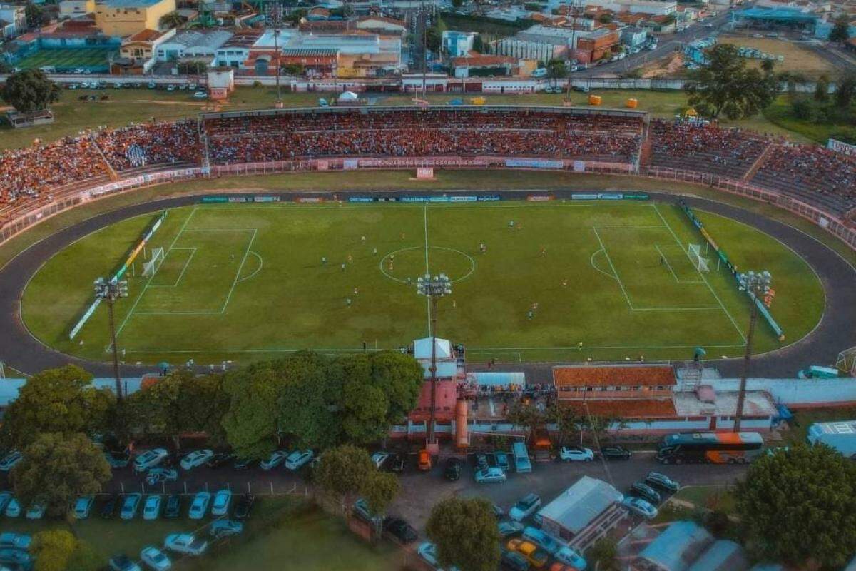 Estádio Alfredo de Castilho, via drone