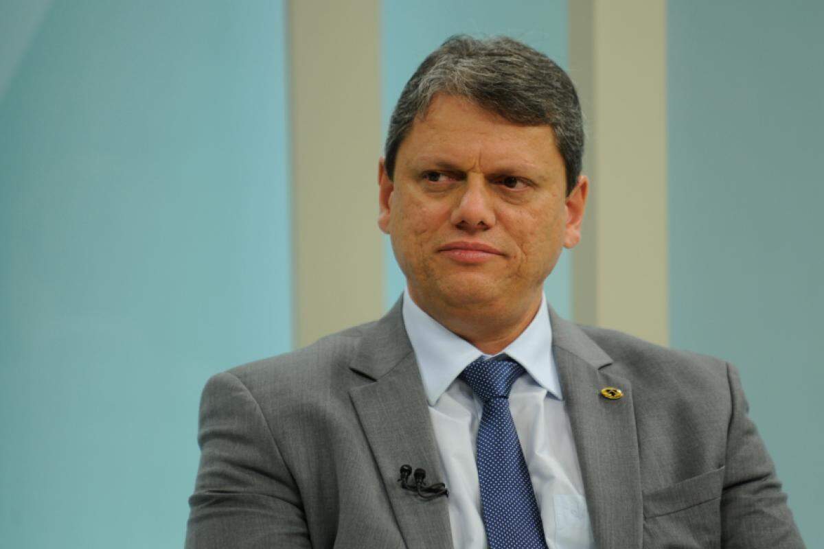 Governador de São Paulo, Tarcísio de Freitas, é apoiador do ex-presidente Jair Bolsonaro