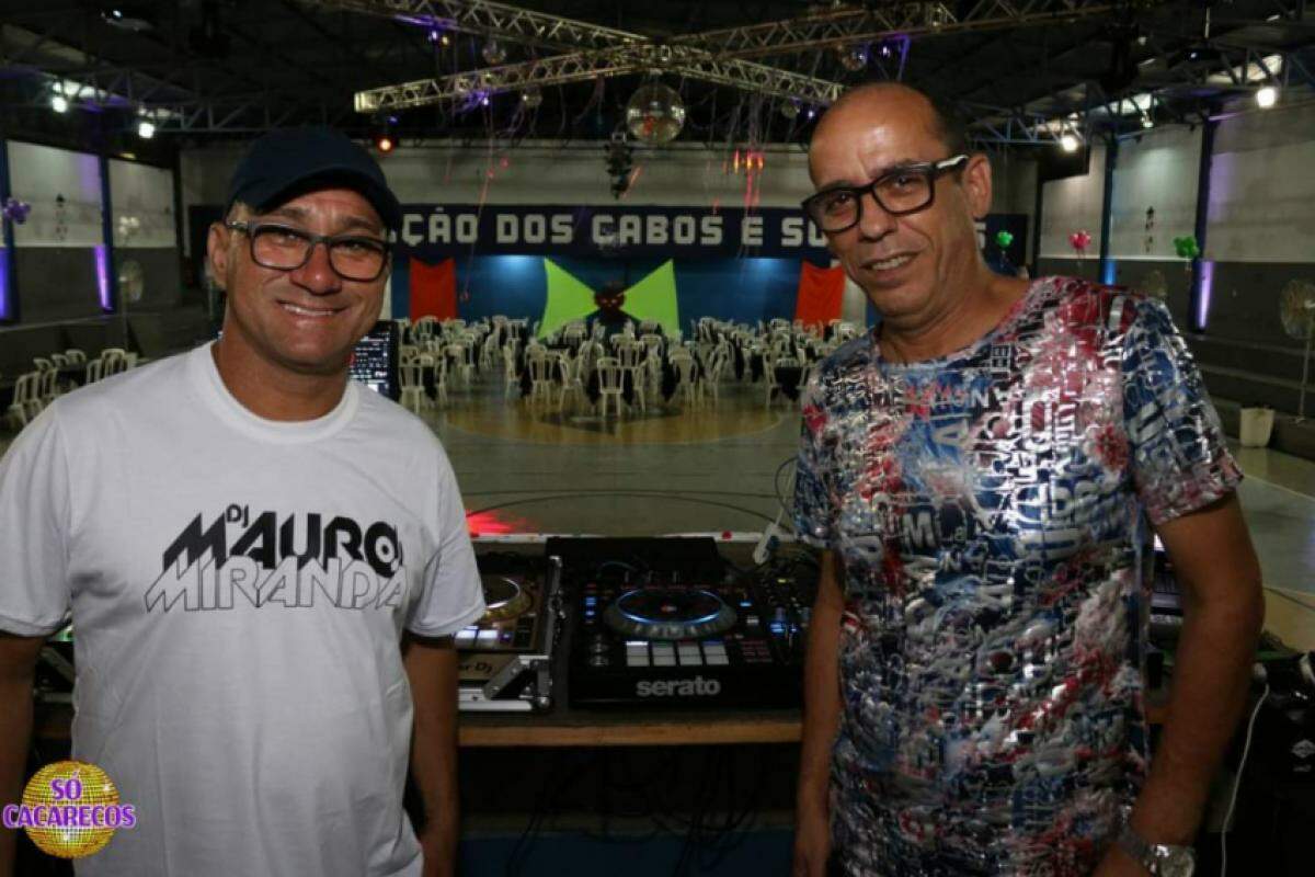 DJs Mauro Miranda e Paiva estarão no comando da trilha sonora da noite