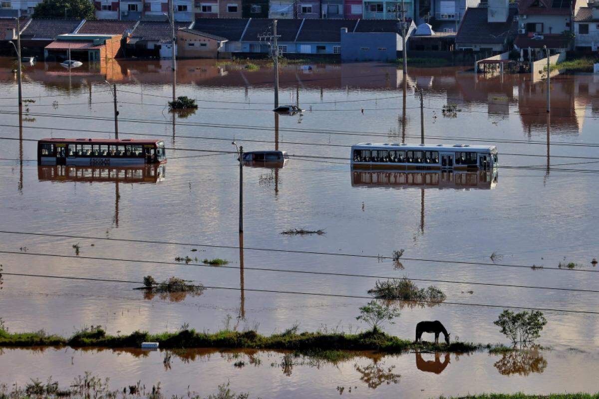 Ao todo, 417 dos 497 municípios gaúchos - ou seja, 83,9% deles - foram afetados pelas fortes chuvas