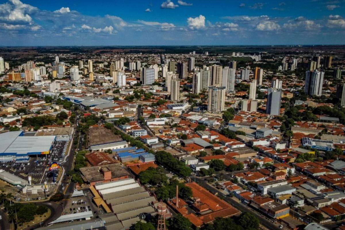 Vista aérea de Araçatuba: região registrou a criação de 3.162 empregos formais 