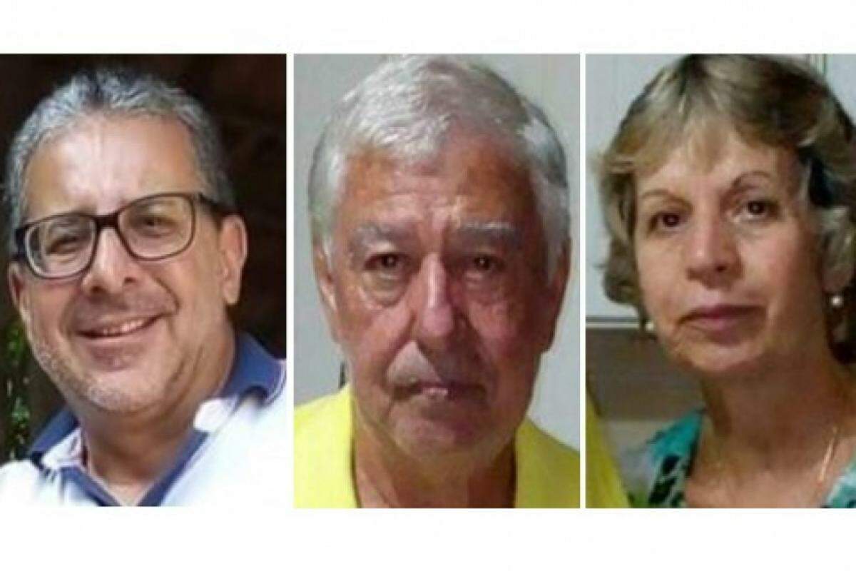 Valdinei de Sousa, Aparecido Roberto Carrasco e Joana de Fátima Sanches Carrasco