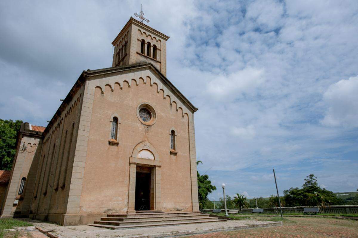 Capela Monte Alegre, no bairro histórico Monte Alegre, em Piracicaba