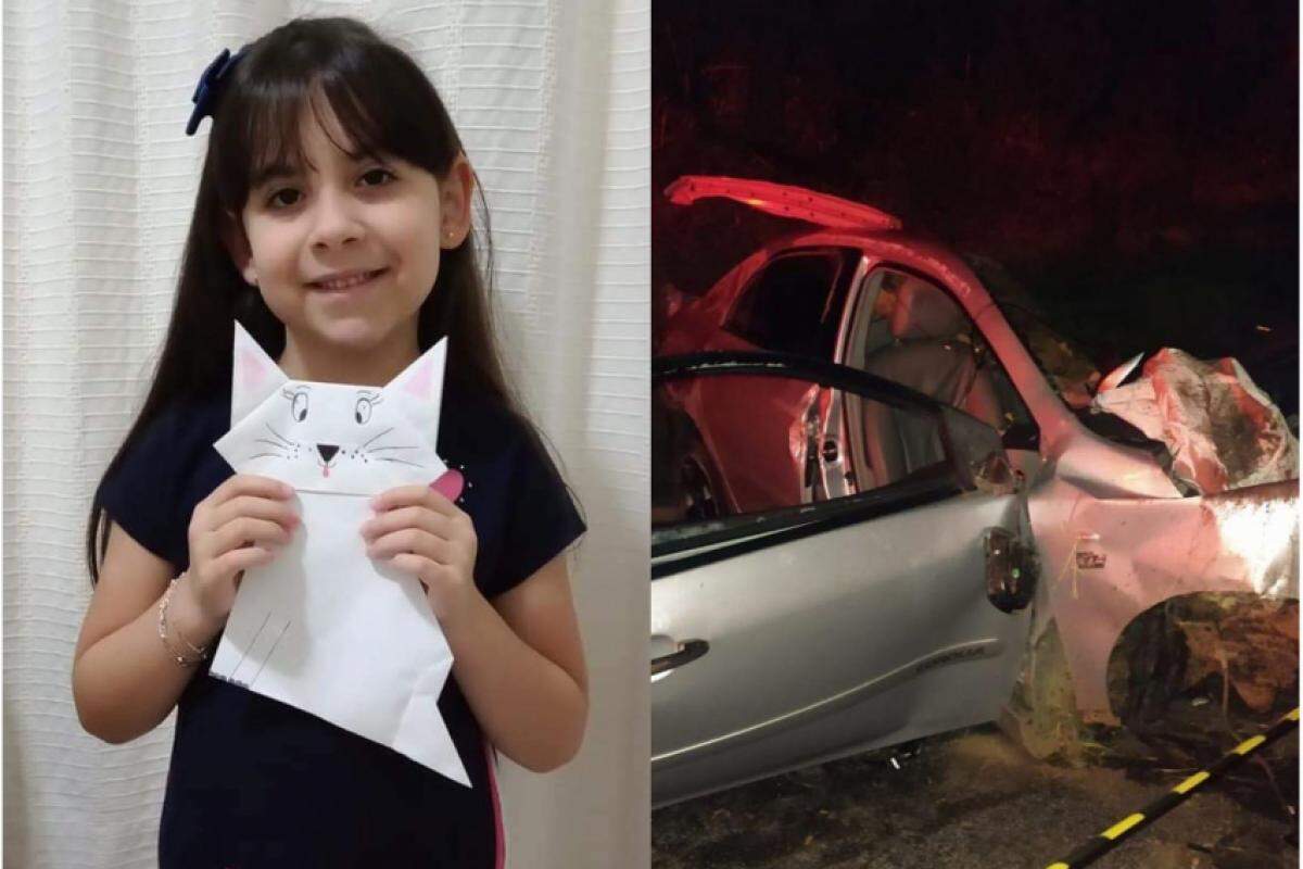 Júlia Marques Costa, de 10 anos, era uma das ocupantes do carro