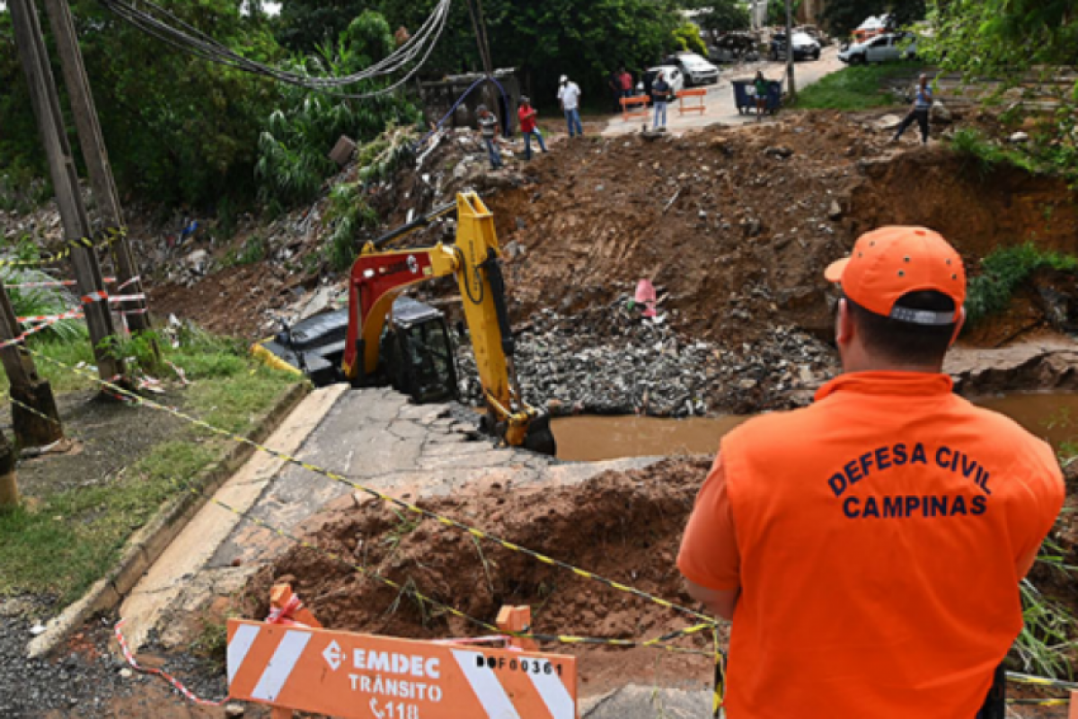 Campinas faz parte dos municípios suscetíveis a desastres associados a deslizamentos, alagamentos, enxurradas e inundações
