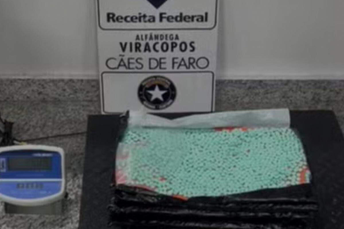 Drogas foram apreendidas pela Receita Federal 