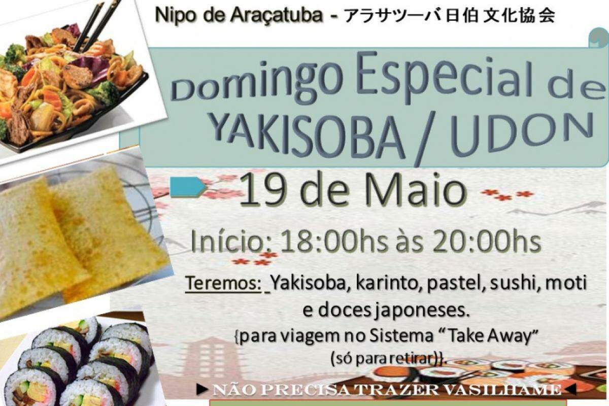 O Especial de Yakisoba é realizado há mais de 50 anos