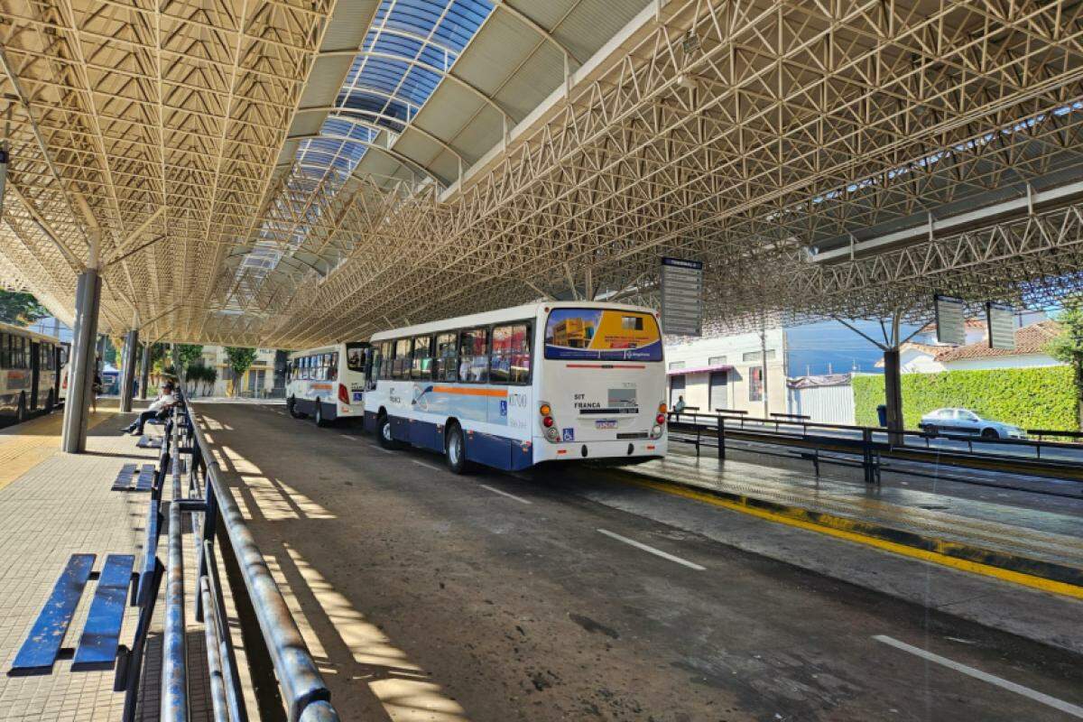 Terminal central 'Ayrton Senna', no Centro de Franca