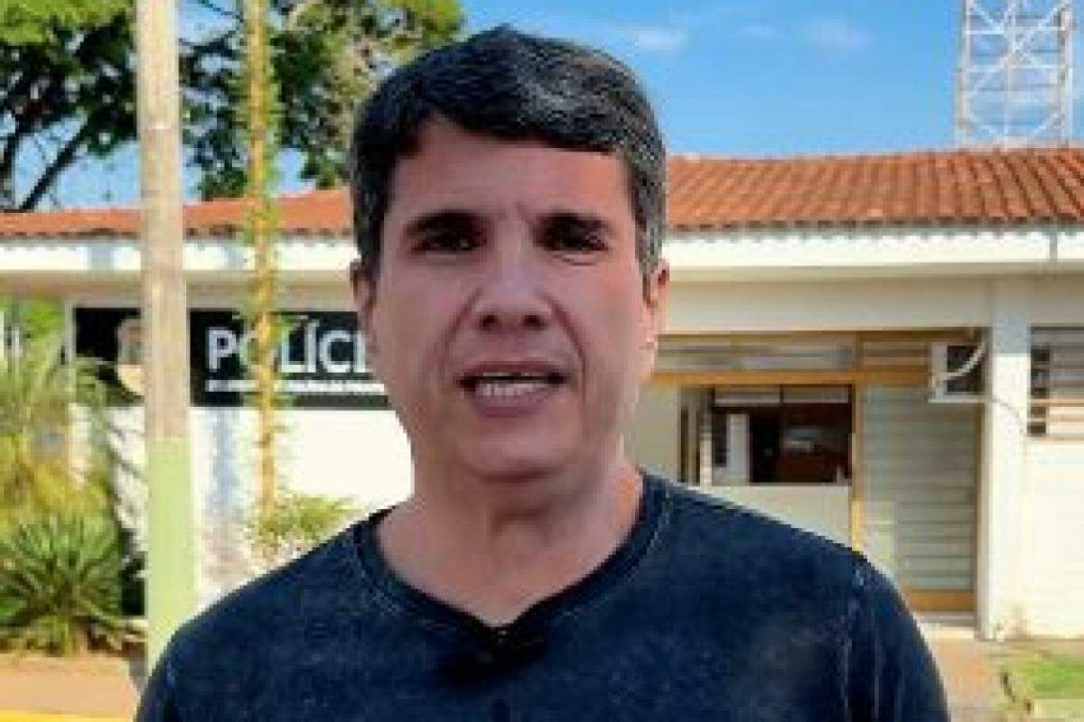 Sandro Bola registrou boletim de ocorrência (BO) na delegacia da cidade por calúnia e difamação
