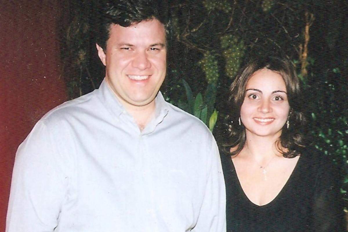 Marcelo Ferro e Ellen casaram-se em 4/7 de 1998 (26 anos de casados)