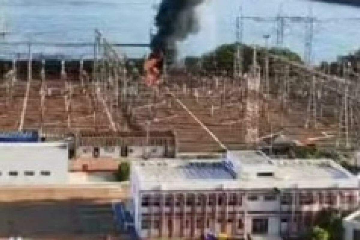 Explosão na hidrelétrica de Ilha Solteira