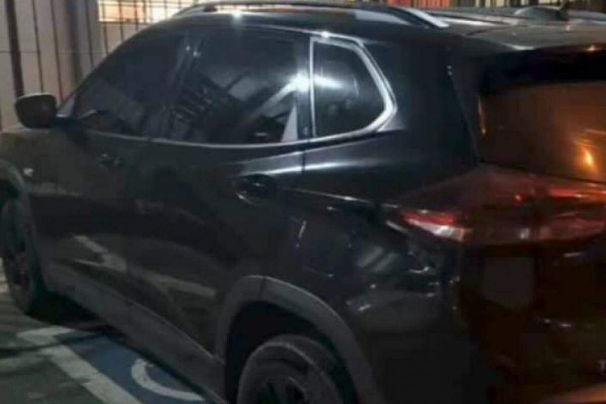 Carro Chevrolet Tracker recuperado pelos policiais militares