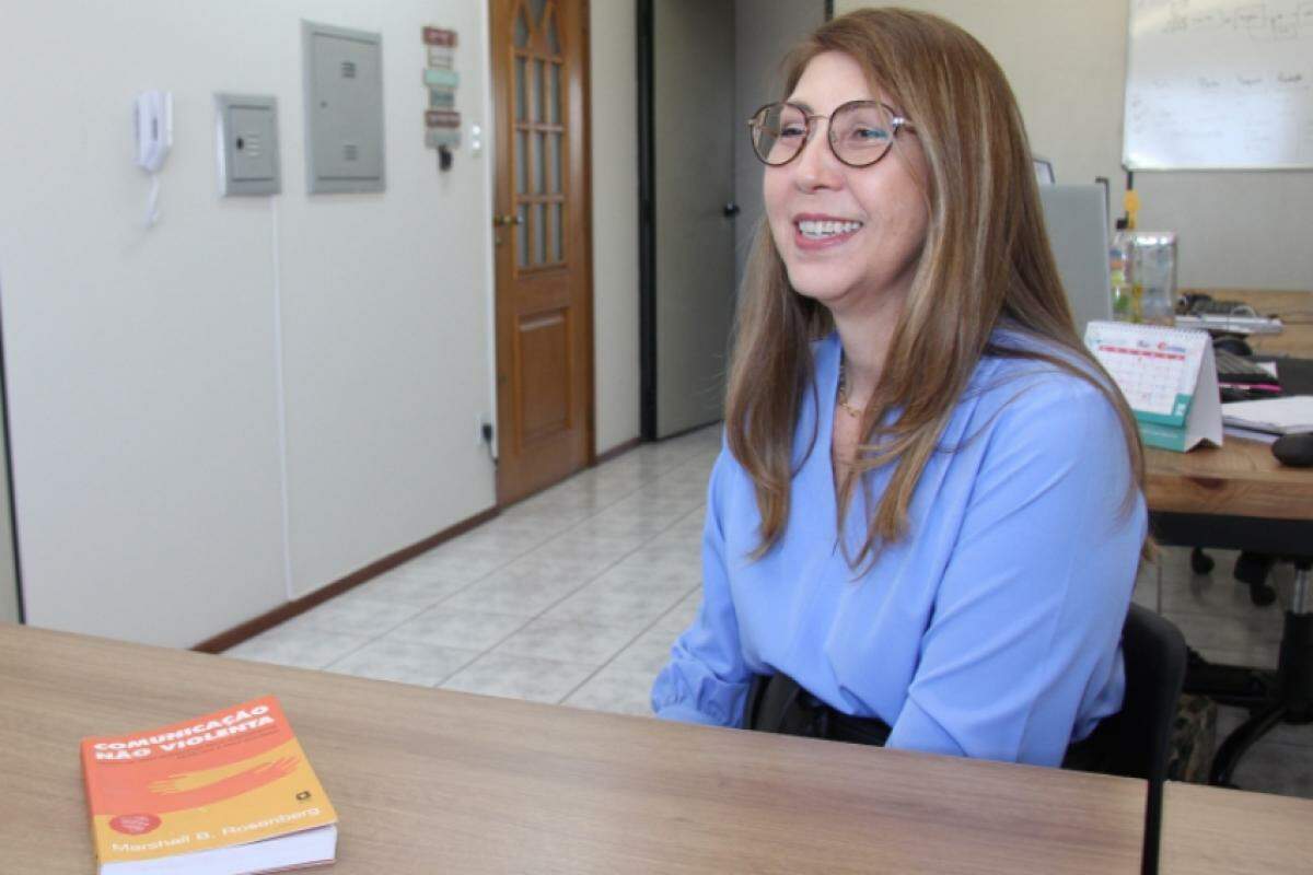 Ângela conheceu a comunicação não violenta durante a pandemia