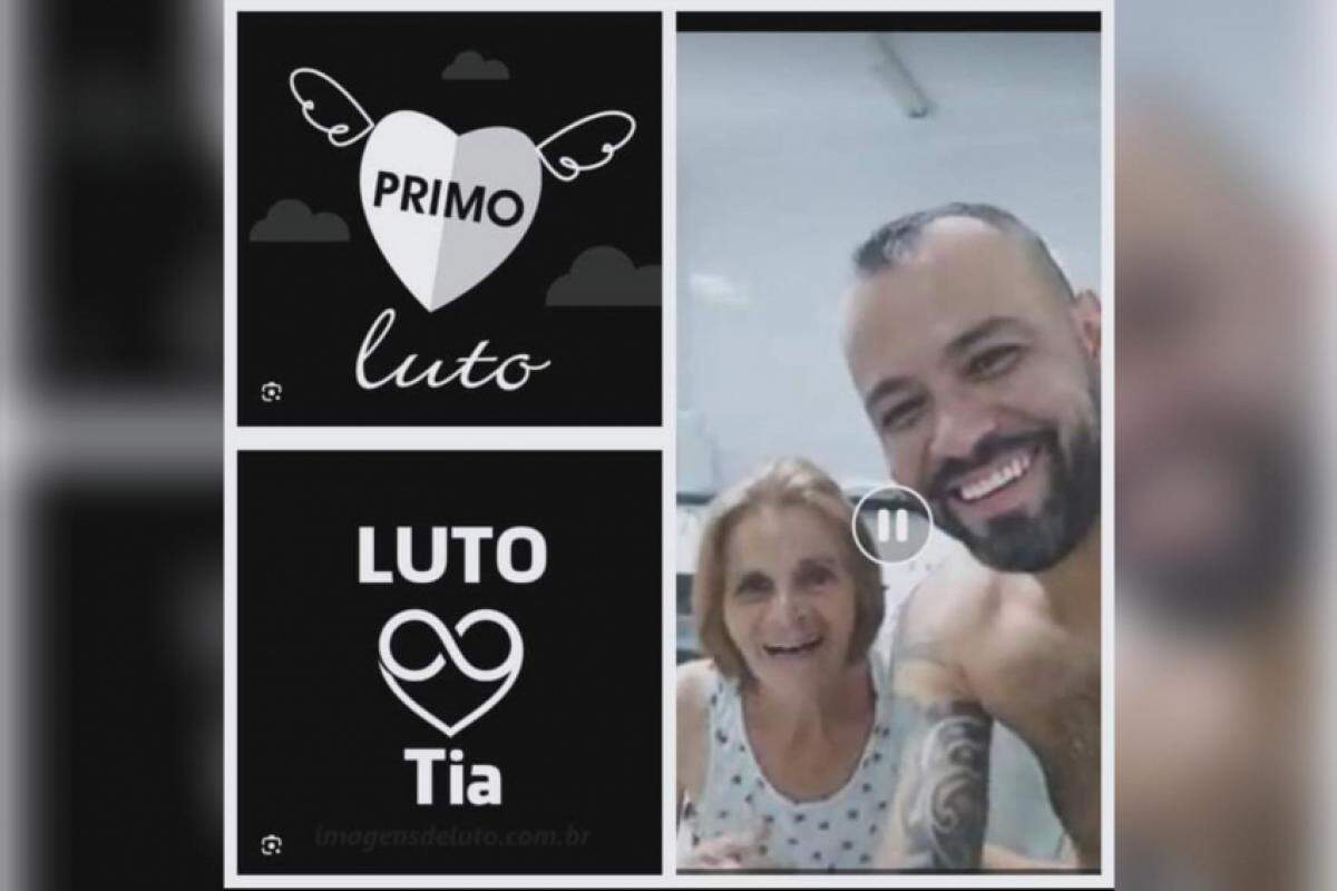 Dona Alzira e o filho Everson: mortes com três dias de diferença