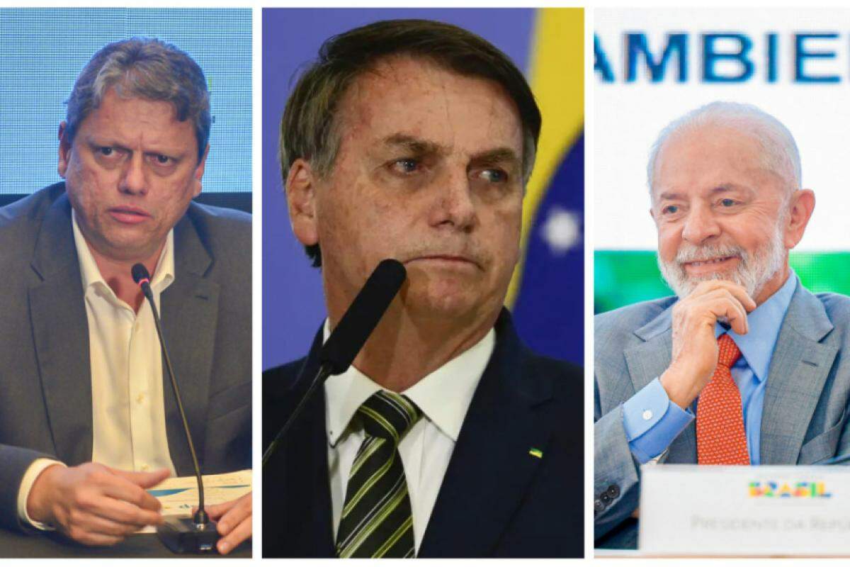 Tarcísio de Freitas, Jair Bolsonaro e Lula