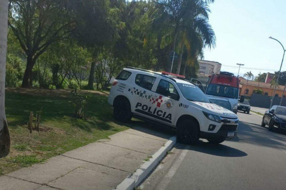 Polícia esteve no local da morte