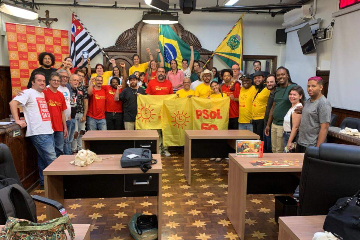 Convenção do PSOL foi na  tarde deste domingo, com a presença de representantes da Rede 