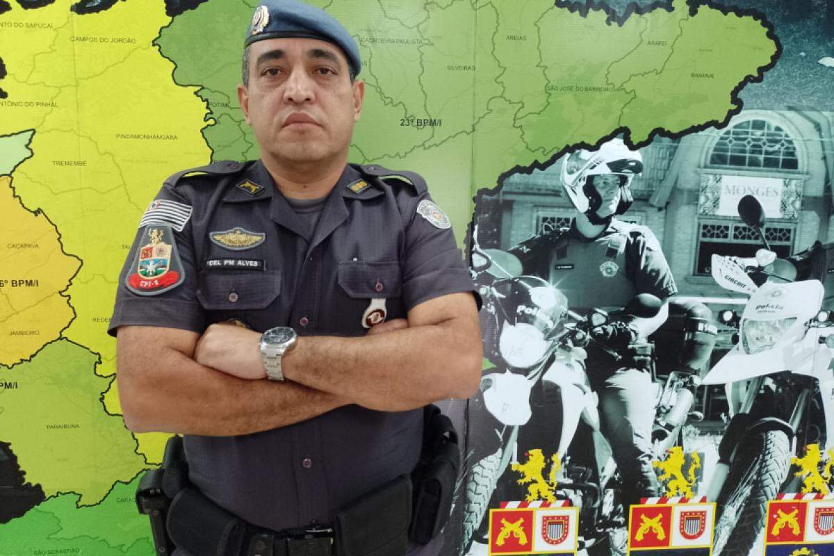 Coronel Luiz Fernando Alves, comandante do CPI-1