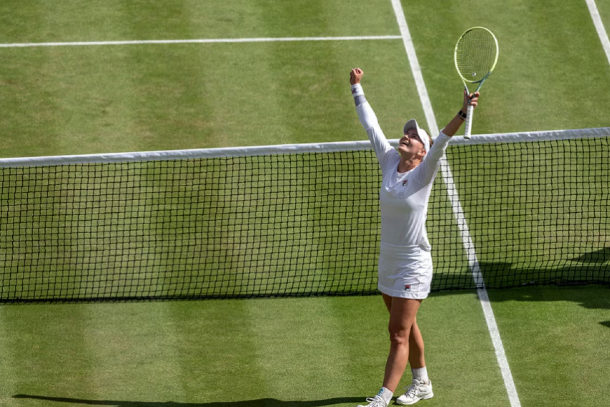 Barbora Krejcikova conquistou Wimbledon após derrotar Jasmine Paolini