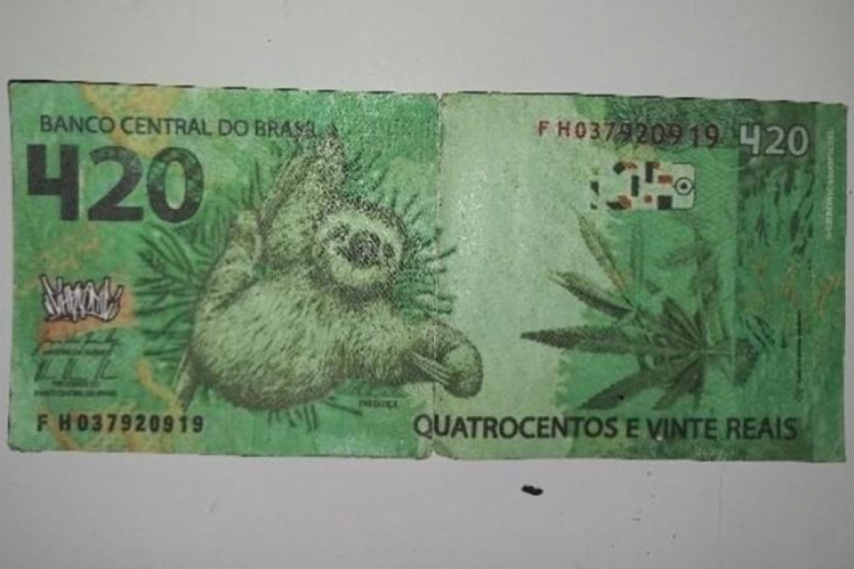 Polícia apreendeu nota falsa de R$ 420 no Paraná