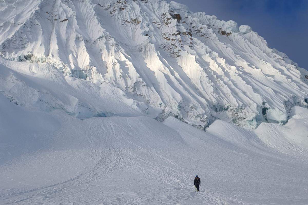 Os alpinistas de Jundiaí demoraram cerca de 11 horas para vencer os 400 metros de parede de gelo