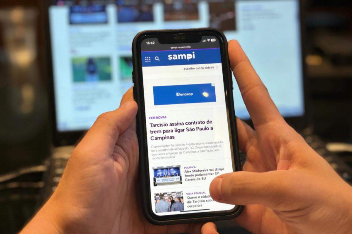 A tipografia simples e moderna utilizada no novo site garante clareza e acessibilidade.