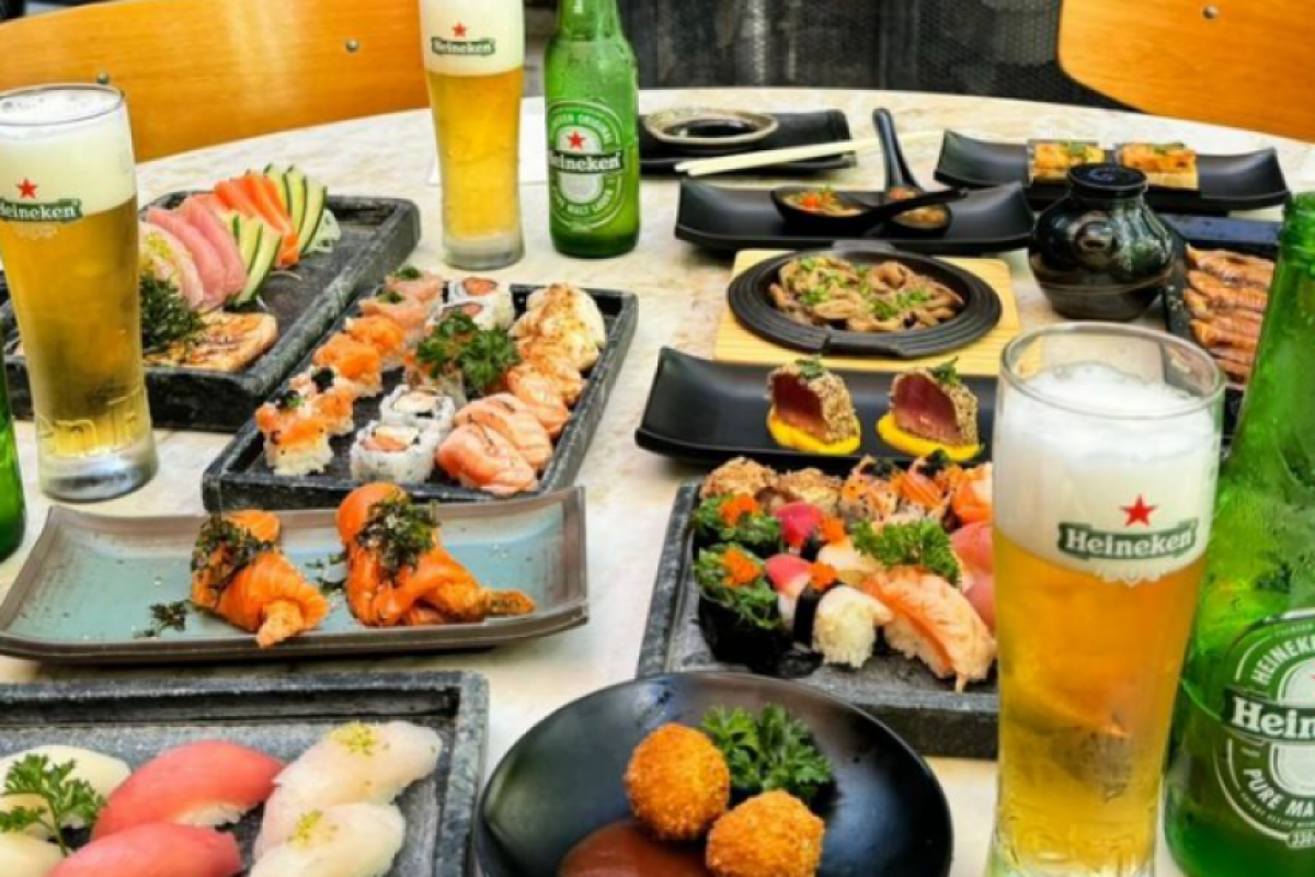 Férias: Restaurante japonês oferece cerveja no HappyHour