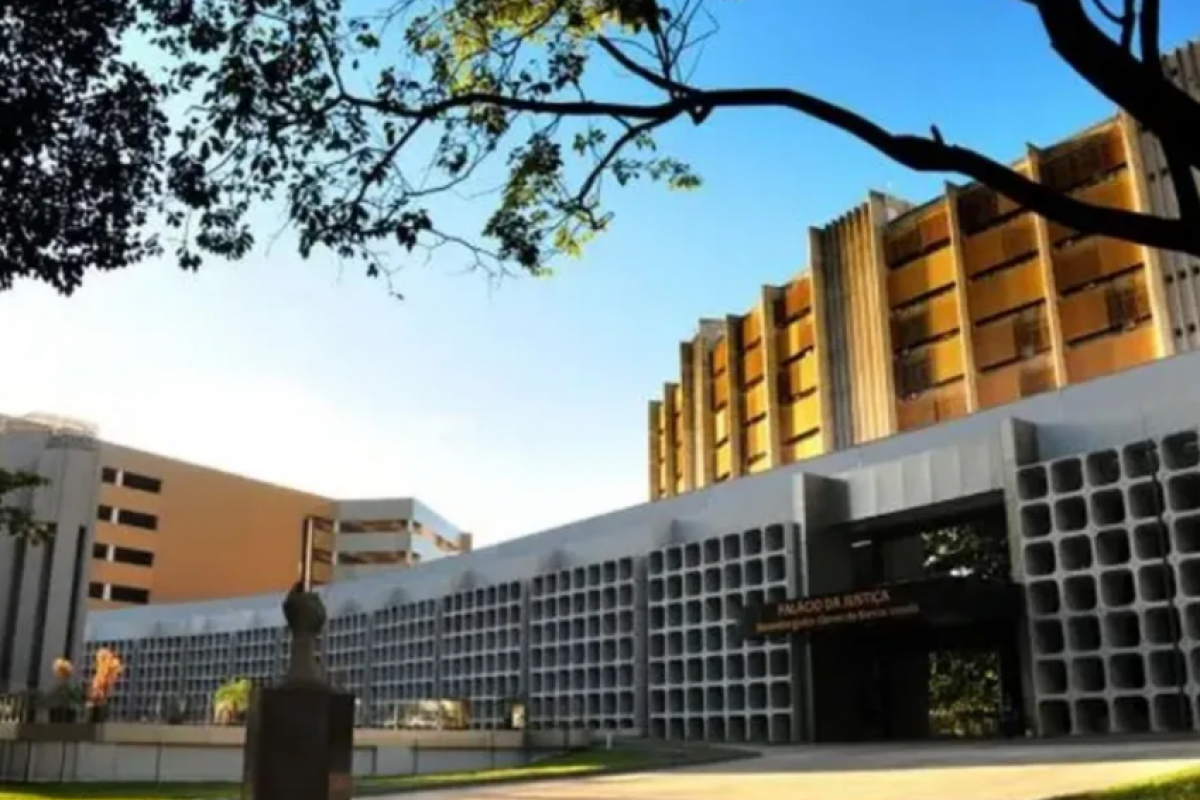 Fachada do Tribunal de Justiça de Goiás, em Goiânia 